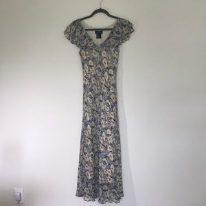 Ralph Lauren 100% Silk Dress